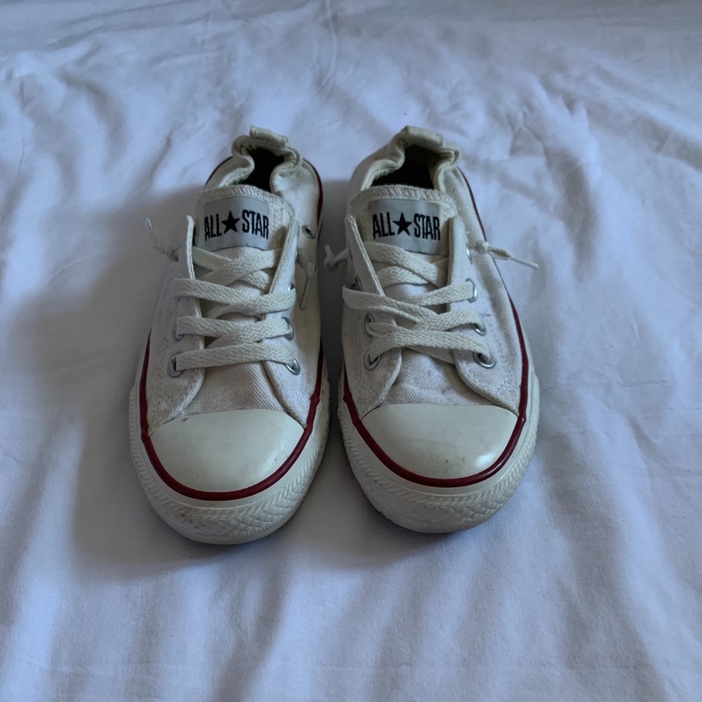 White Slip On Converse - Picture 2 of 3